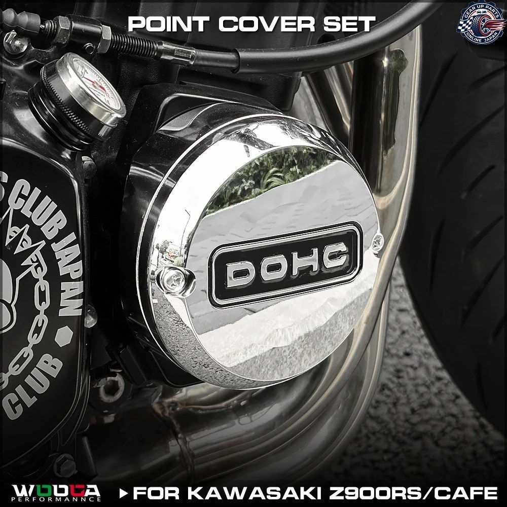 カワサキ Z900RS ポイントカバーセット カフェ 2018-2025 Z1 スタイル DHOC エンジン クラッチ ガード パルサー カバーセット Z900 RS SE 18,562円