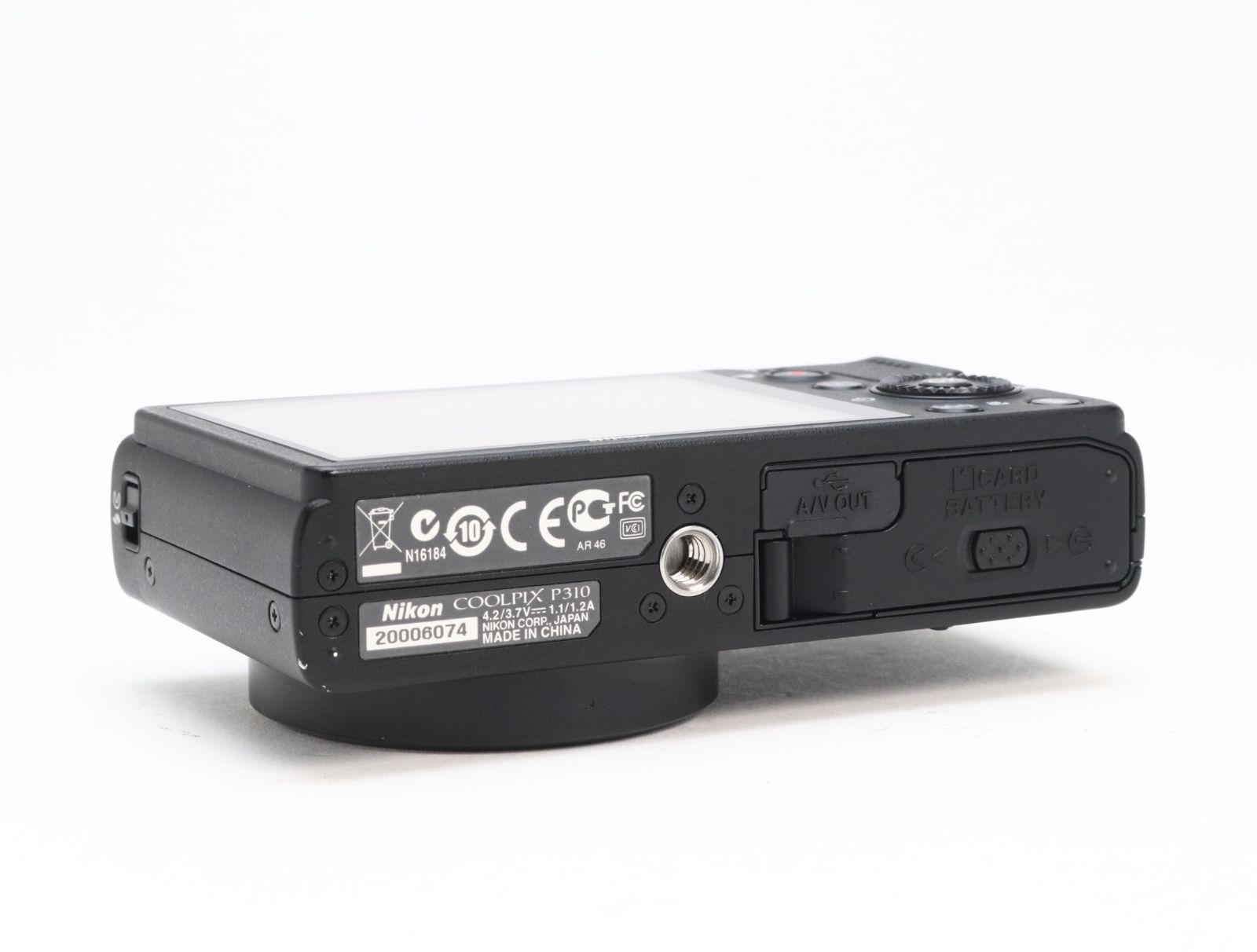 B+ (並品) Nikon ニコン COOLPIX P310 ブラック 初期不良返品対応 55