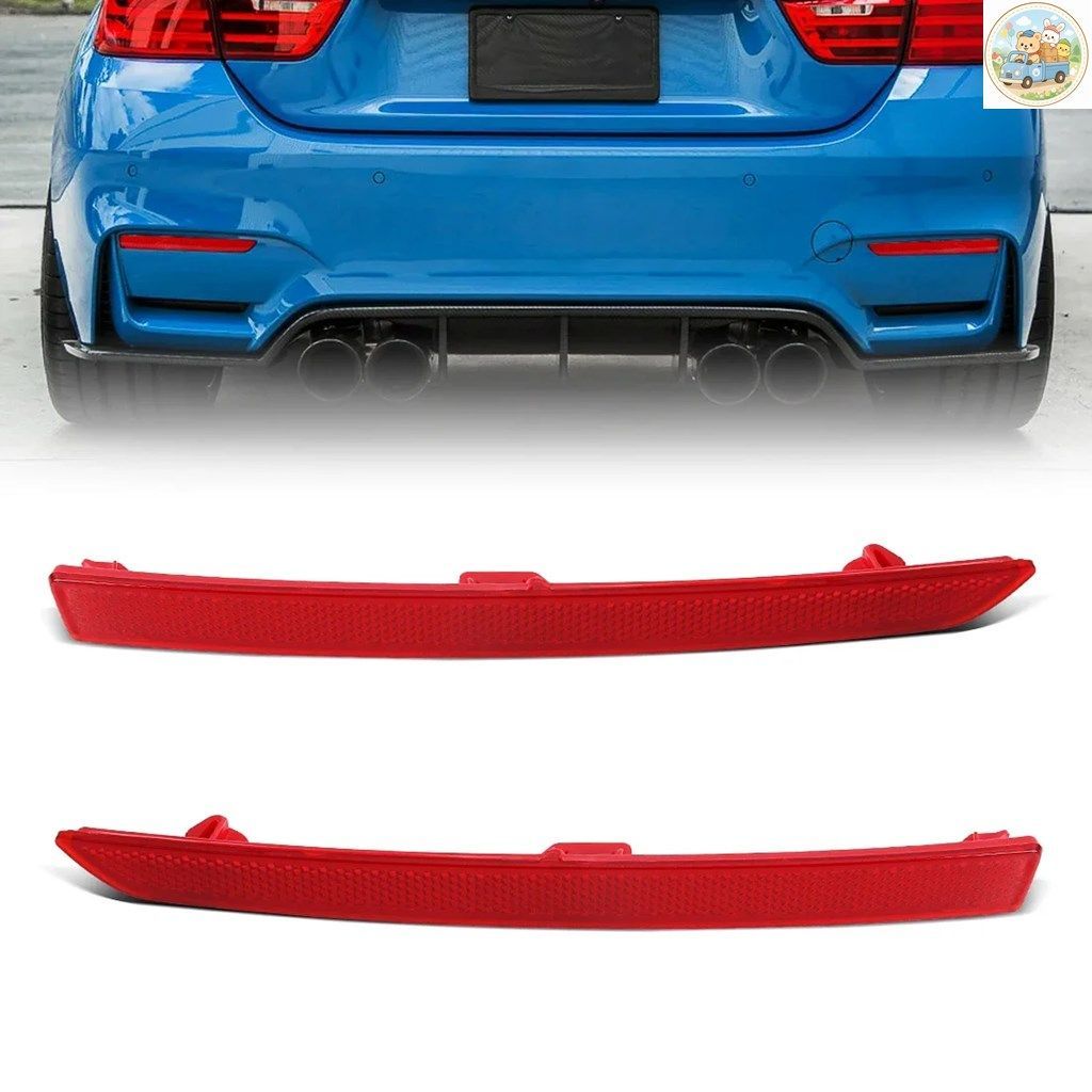 反射ストリップ BMW 3 4シリーズ M3 M4 F80/F82/F83 2012-2019 テールブレーキ警告ストップライト 63147848583 63147848584