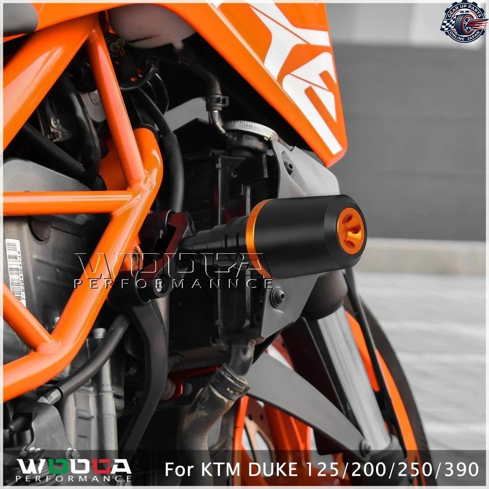 フレームスライダー クラッシュプロテクター 転倒保護 2013-2021 KTM DUKE390 2017-2021 DUKE250 2012-2021 DUKE200 全年式 DUKE125