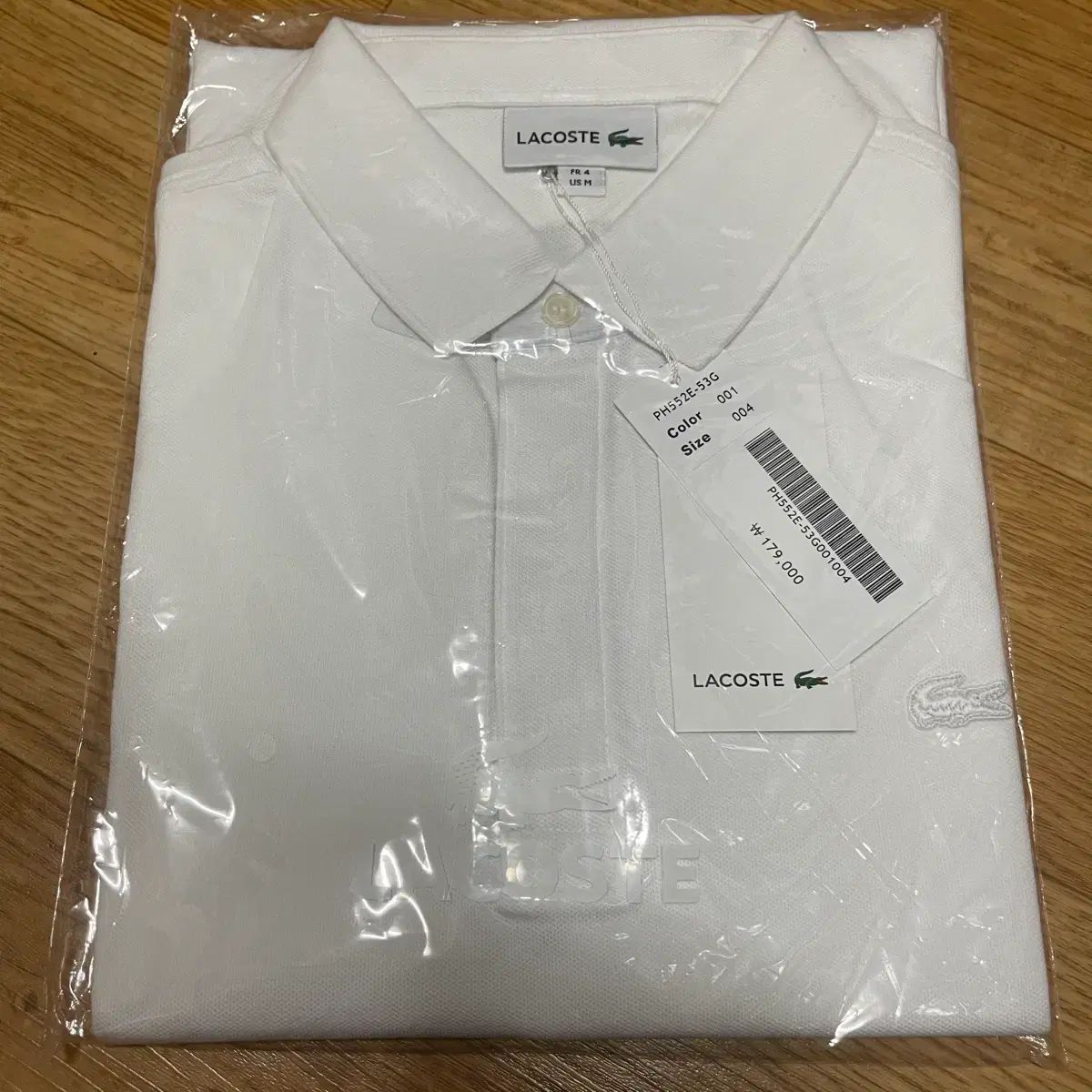 ラコステ パリポロ カラーTシャツ 白 100サイズ（デパート 購入）