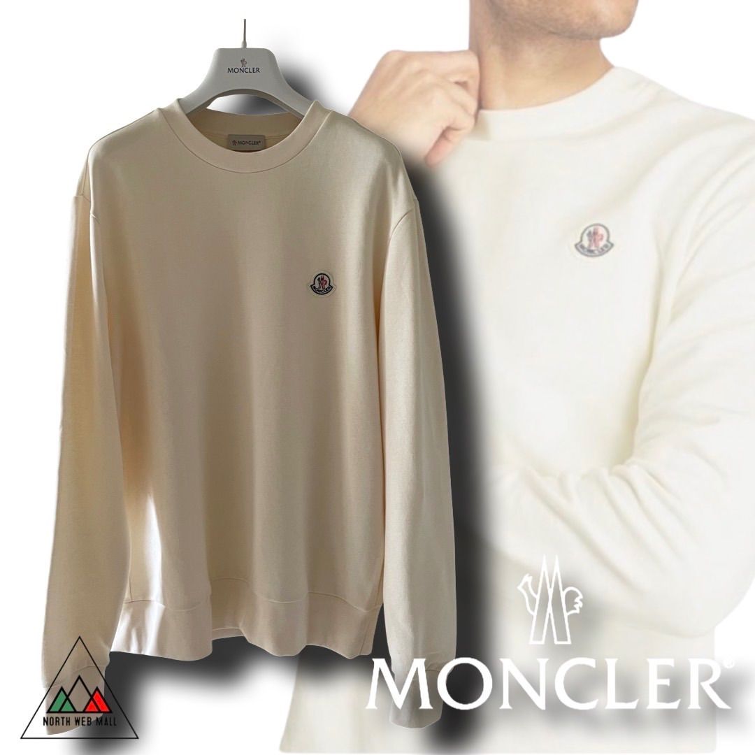 Moncler シンプルワッペン トレーナー ivory 現行定価96800円 - メルカリ