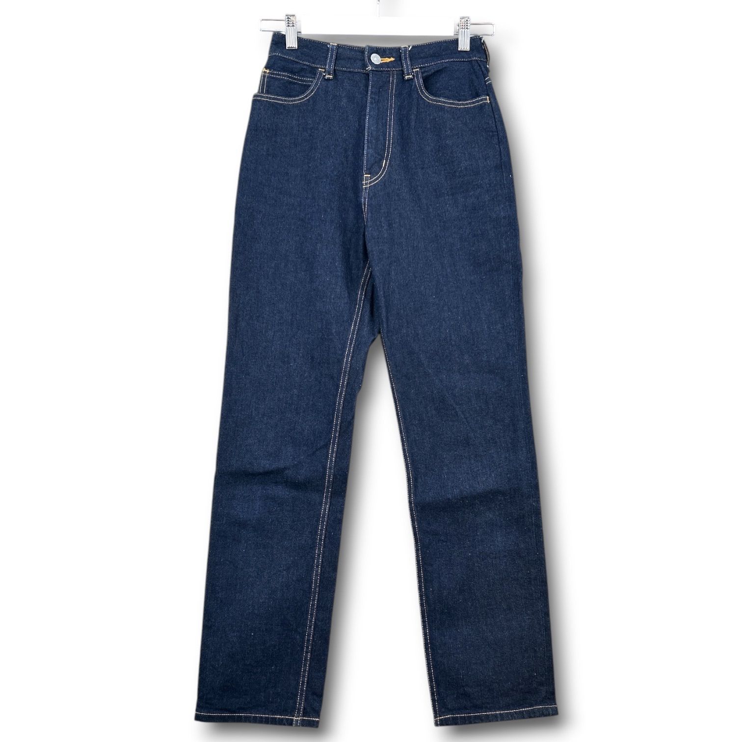 R.H. Vintage ロンハーマンヴィンテージ オーガニックコットン ストレッチスリムデニムパンツ ジーンズ 紺 ネイビー インディゴ 26 レディース 通年 ゴーゴー古着マルイ北千住店 19 No.2390