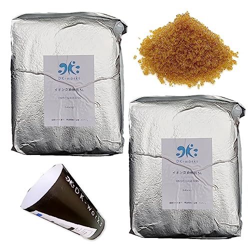 DK-works 純水用 イオン交換樹脂 10L（5L×2袋）/ 1f14444b