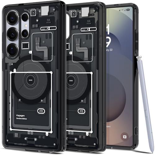 【新品】Spigen Galaxy S25 Ultra ケース Magfit対応 クリア ストラップホール 米軍MIL規格 ウルトラ・ハイブリッド・マグフィット ACS08957 (ゼロ・ワン・ブラック) b4f1fd6f