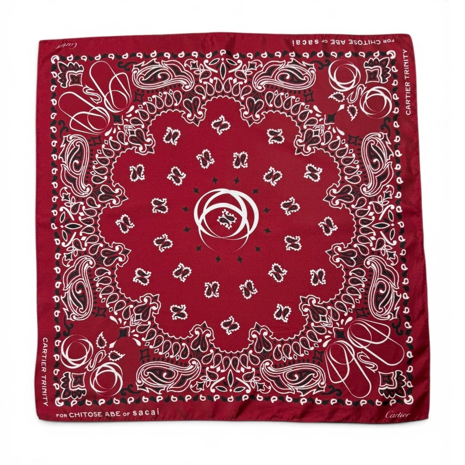 Cartier TRINITY for sacai バンダナ sacai x Cartier Trinity Bandana