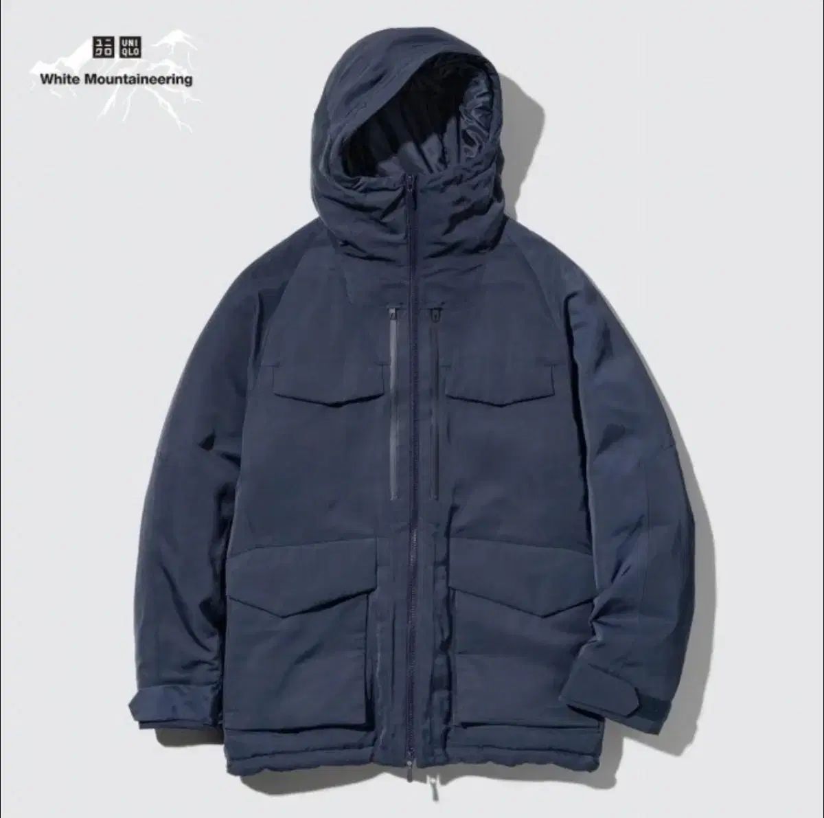 UNIQLO x ホワイトマウンテニアリング ハイブリッド ダウン オーバー 