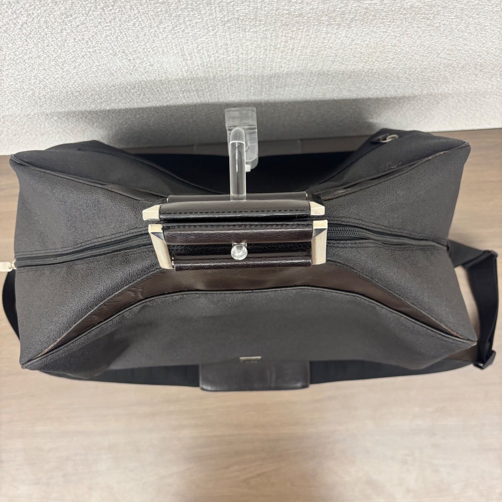 (s)dunhill ボストンバッグ ダンヒル サイドカー ビジネス 2way 黒 /7598 (s)dunhill ボストンバッグ ダンヒル サイドカー ビジネス 2way 黒 /7598