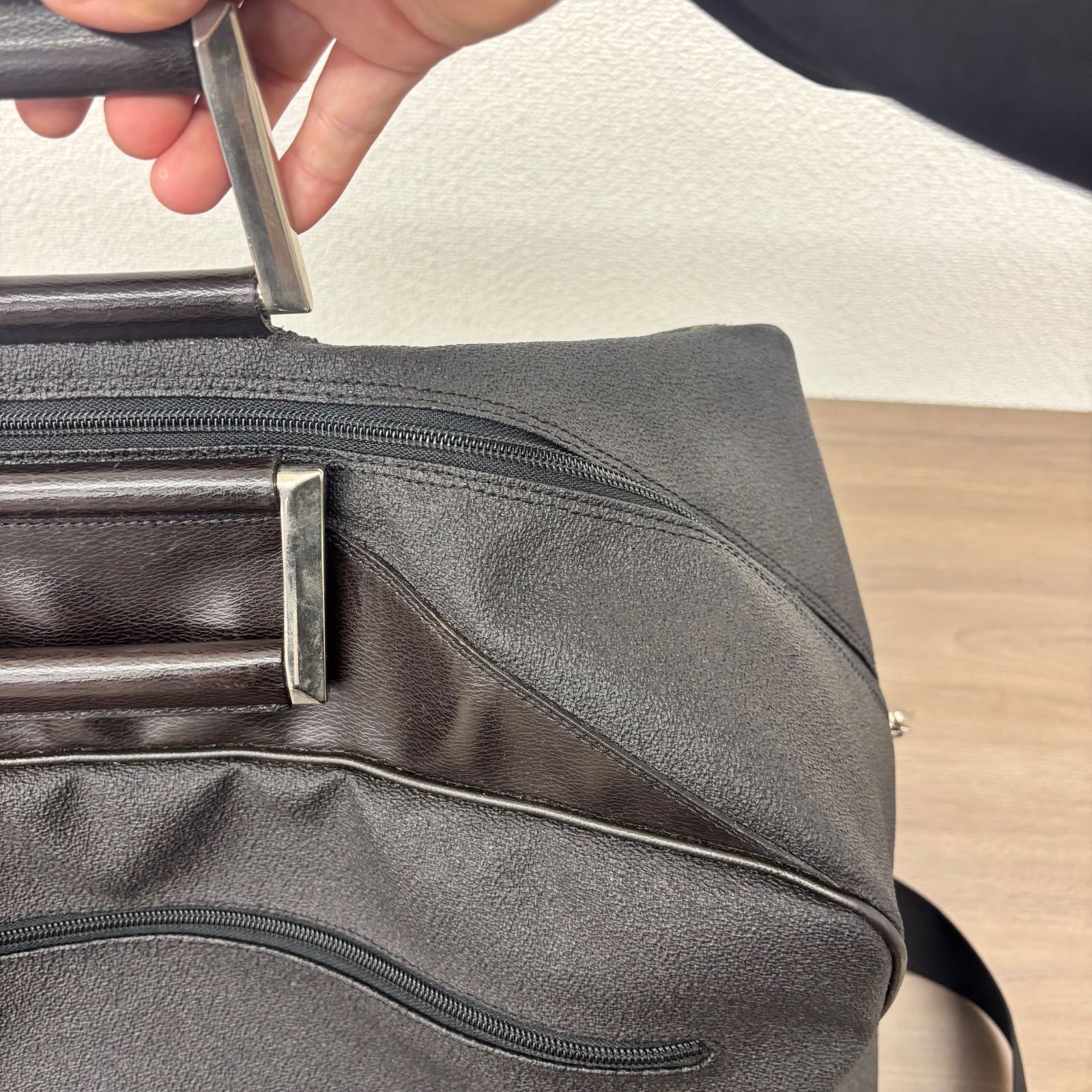 (s)dunhill ボストンバッグ ダンヒル サイドカー ビジネス 2way 黒 /7598 (s)dunhill ボストンバッグ ダンヒル サイドカー ビジネス 2way 黒 /7598