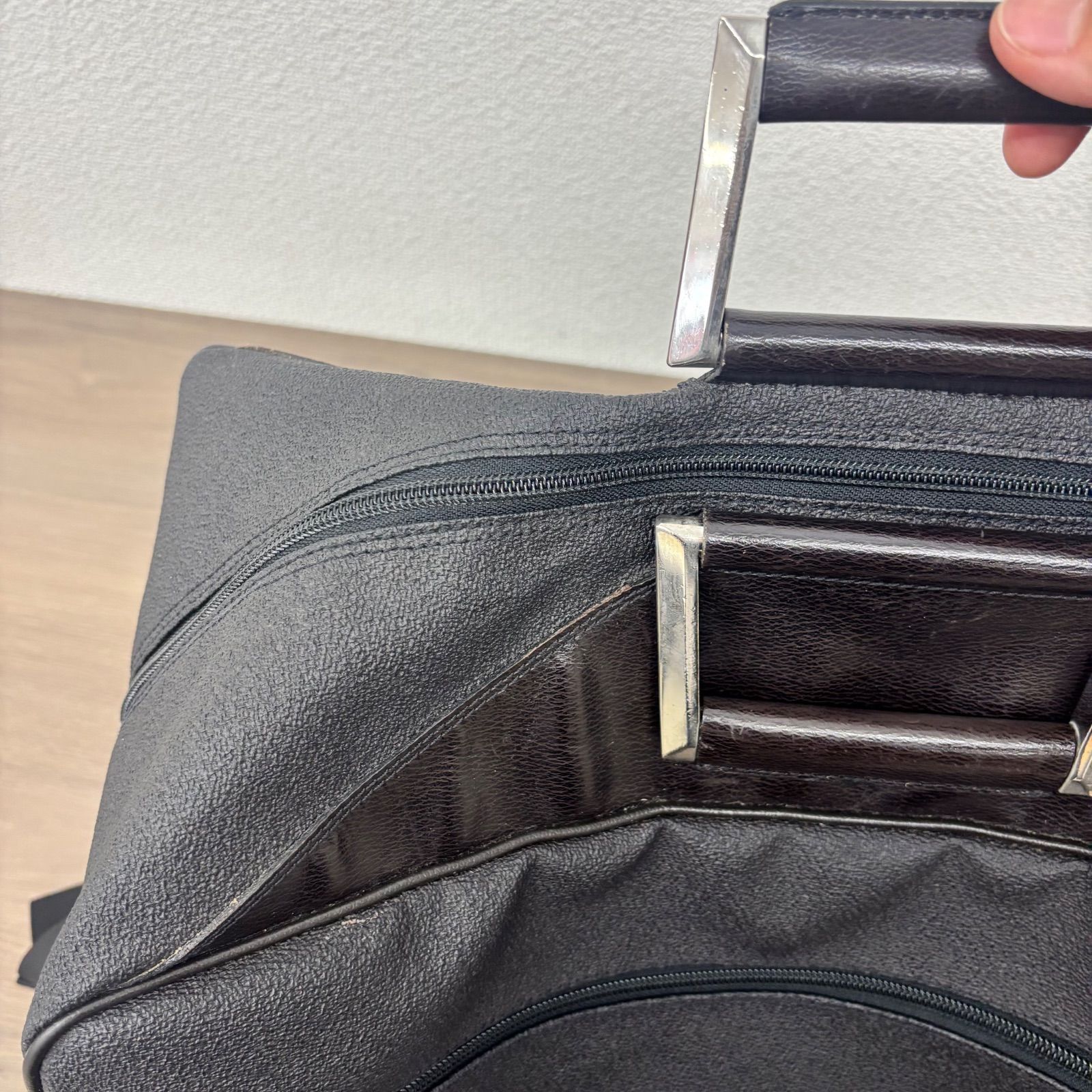 (s)dunhill ボストンバッグ ダンヒル サイドカー ビジネス 2way 黒 /7598 (s)dunhill ボストンバッグ ダンヒル サイドカー ビジネス 2way 黒 /7598