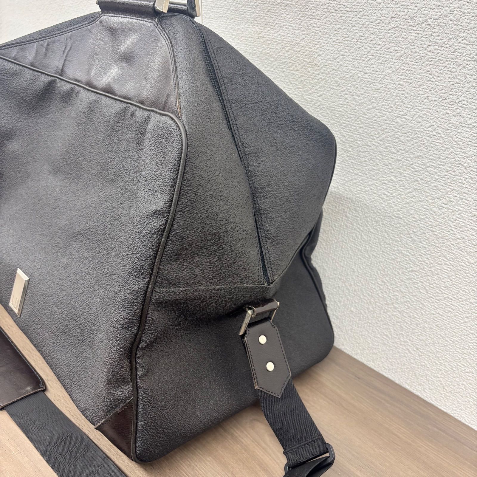 (s)dunhill ボストンバッグ ダンヒル サイドカー ビジネス 2way 黒 /7598 (s)dunhill ボストンバッグ ダンヒル サイドカー ビジネス 2way 黒 /7598