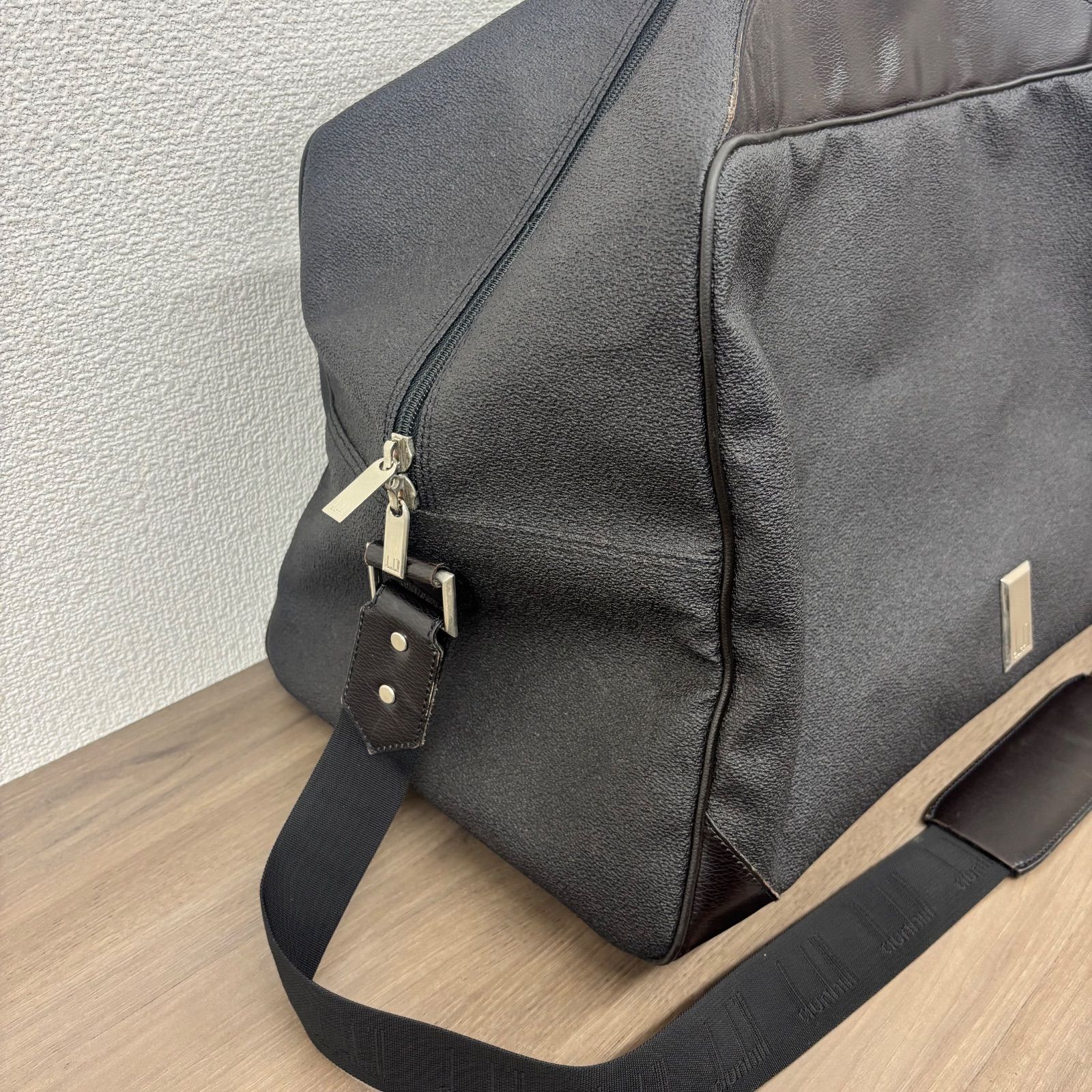 (s)dunhill ボストンバッグ ダンヒル サイドカー ビジネス 2way 黒 /7598 (s)dunhill ボストンバッグ ダンヒル サイドカー ビジネス 2way 黒 /7598