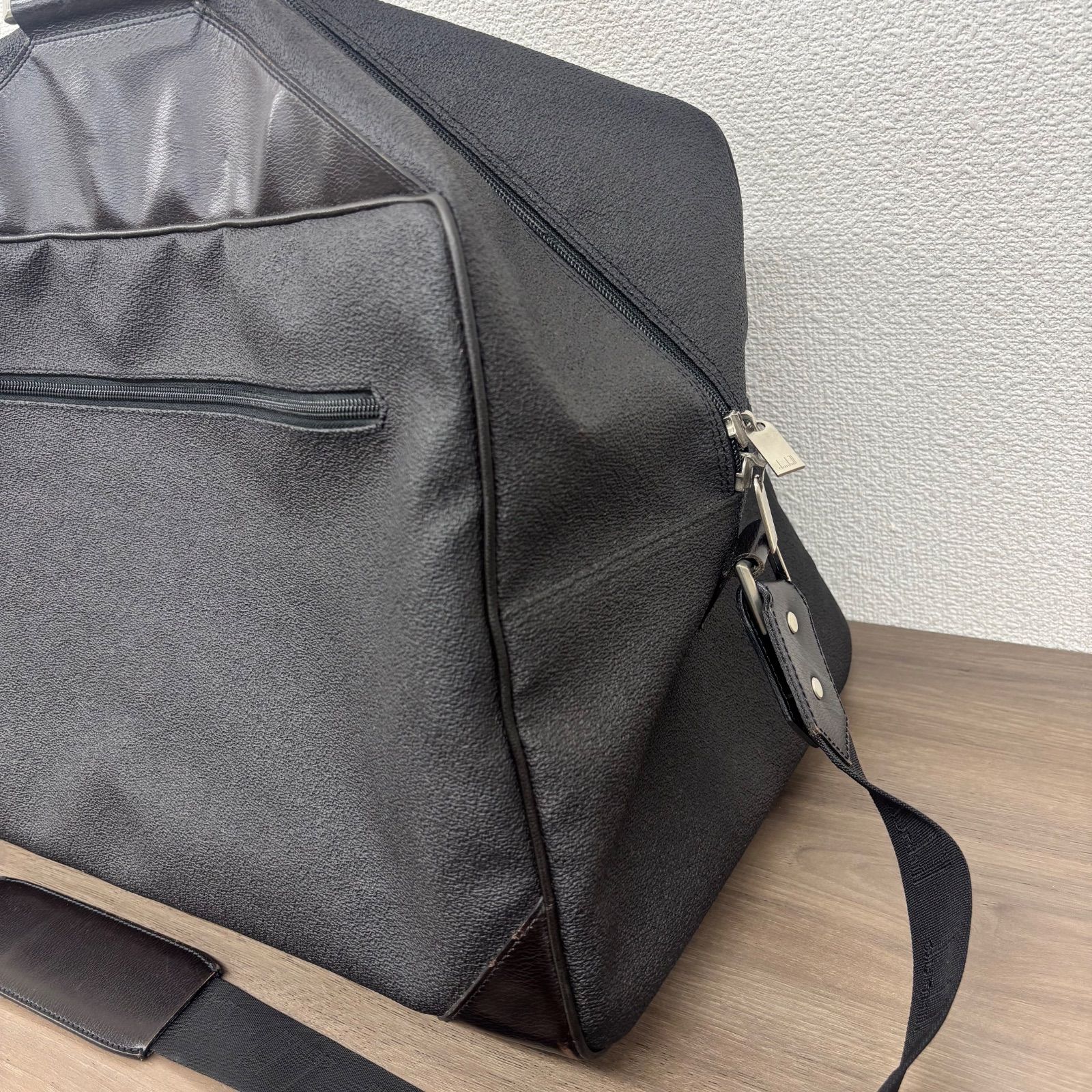 (s)dunhill ボストンバッグ ダンヒル サイドカー ビジネス 2way 黒 /7598 (s)dunhill ボストンバッグ ダンヒル サイドカー ビジネス 2way 黒 /7598