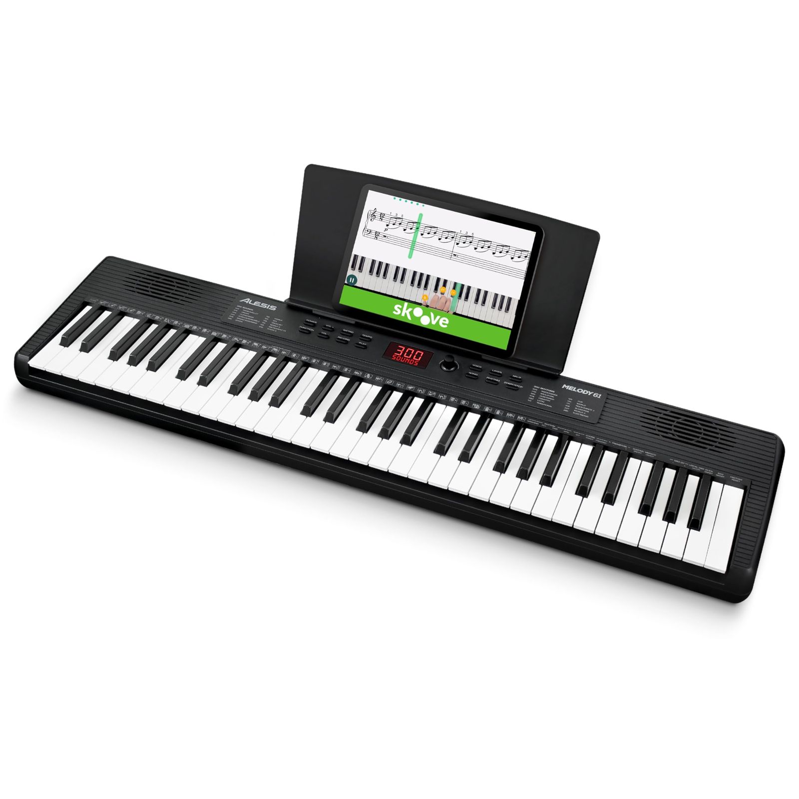 Alesis キーボード ピアノ 61鍵盤 スピーカー内蔵 ポータブル 初心者向け 電子キーボード タブレット/譜面スタンド 300音色 フリーレッスン付属 Melody 61 MK4Y f07a9487 Alesis キーボード ピアノ 61鍵盤 スピーカー内蔵 ポータブル 初心者向け 電子キーボード タブレット/譜面スタンド 300音色 フリーレッスン付属 Melody 61 MK4Y f07a9487