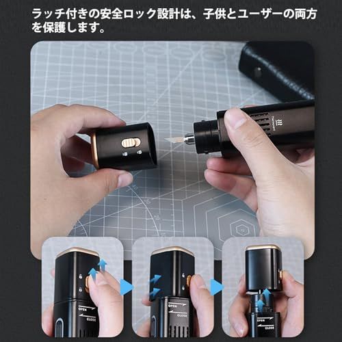 2in1超音波カッタ一みがく、35wのハンドへルド超音波ナイフ、50枚の置き換えの刃およひОLEDディスプレ イ、3D印刷されたモデルのための音波ナイフ、プラスチック、木、革(日本語?明書付き)ma 2in1超音波カッタ一みがく、35wのハンドへルド超音波ナイフ、50枚の置き換えの刃およひОLEDディスプレ イ、3D印刷されたモデルのための音波ナイフ、プラスチック、木、革(日本語?明書付き)ma