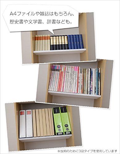 山善(YAMAZEN) A4ファイルラック 2段 キャスター付き 斜めで取り出しやすい 幅55×奥行30×高さ65.5cm 書類収納 ファイルワゴン 組立品 ナチュラル CFR-60532C(NA)ｍａ