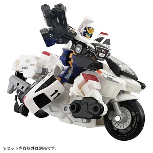 タカラトミー(TAKARA TOMY) トミカ ジョブレイバー TJBDX ライジングポリスブレイバー デカライドアーマー白バイ DXセット ミニカー おもちゃ 3歳以上Y 1c91afd6