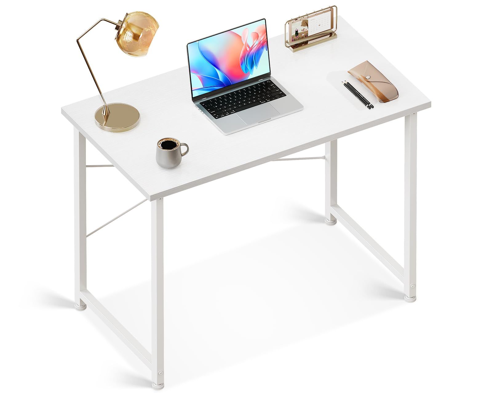 AODK デスク 机 pcデスク 幅80cm パソコンデスク小さい computer desk ゲーミングデスク 学習机 コンパクト 在宅ワーク おしゃれ 組立簡単 ホワイトｍａ
