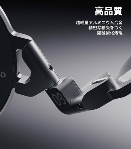 Aulumu G09 スマホリング Magsafe - 360°回転 Magsafe リング/スマホスタンド 両面マグネット・アルミニウム合金製｜ iPhone 17/16/15/14/13/12シリーズ対応｜ - ブラックｍａ