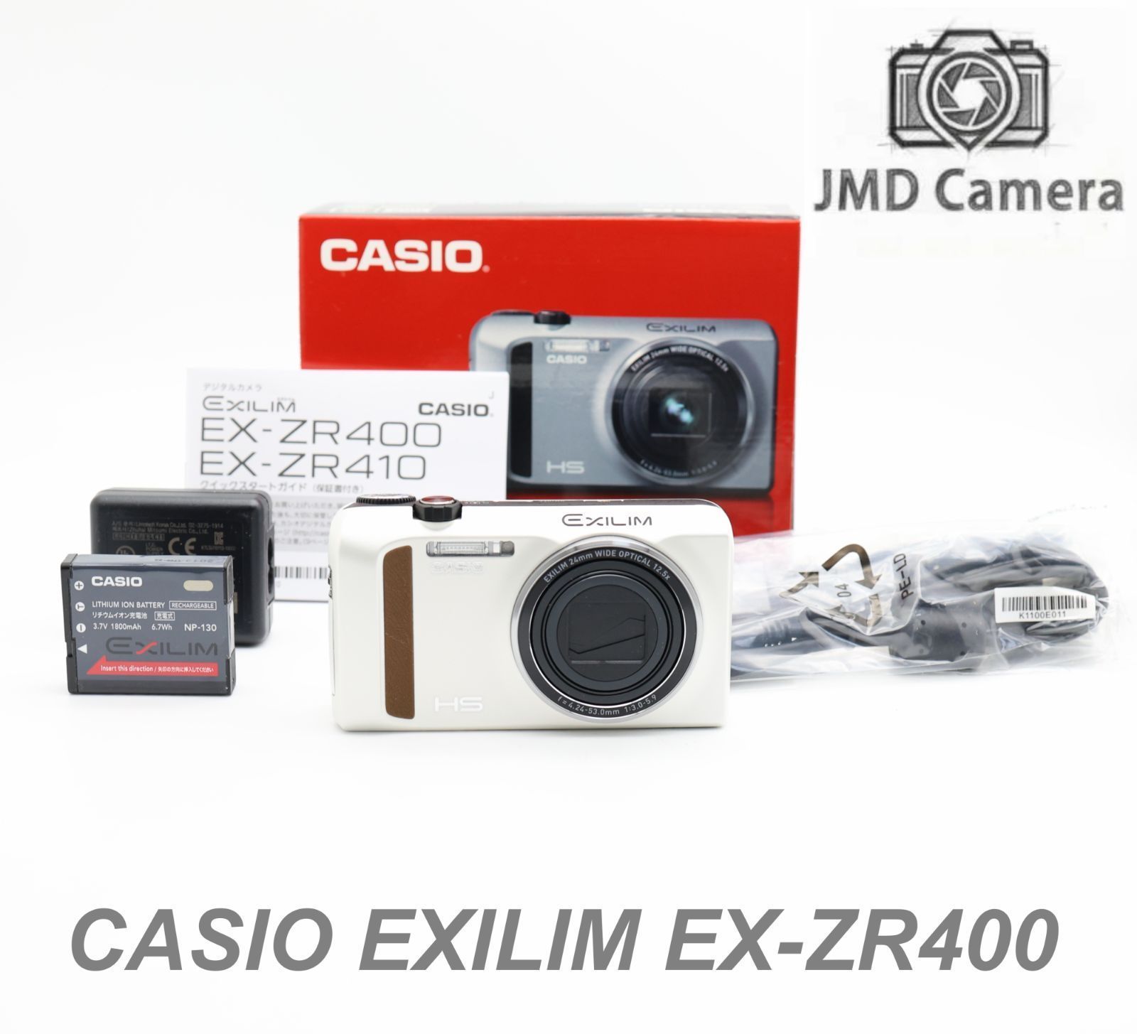 ■完動品 美品 CASIO EXILIM EX-ZR400 コンパクトデジタルカメ