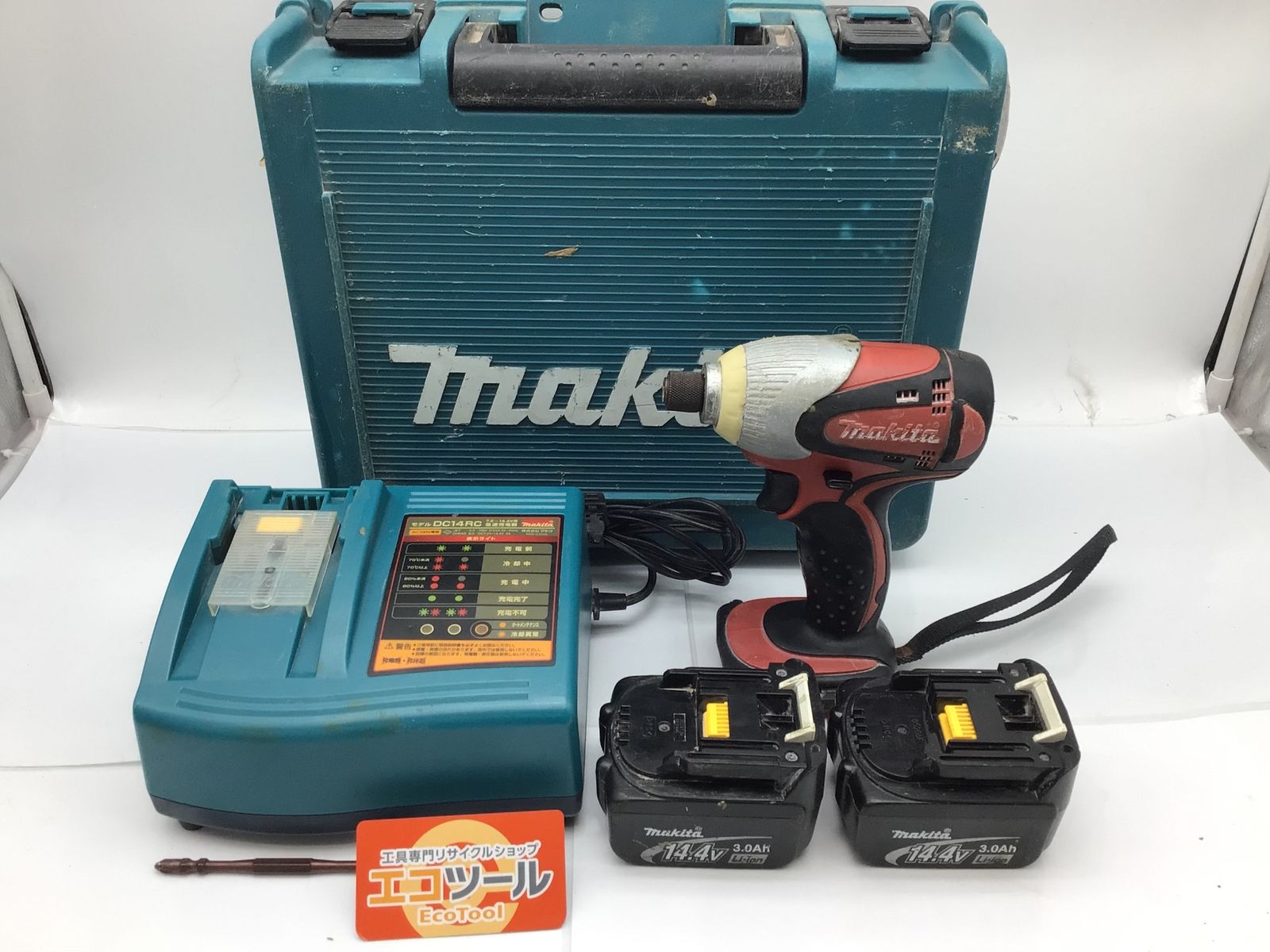 【中古品】Makita/マキタ TD130DRFXR ☆ 充電式インパクトドライバー [IT_E2G0K][知立][M04]