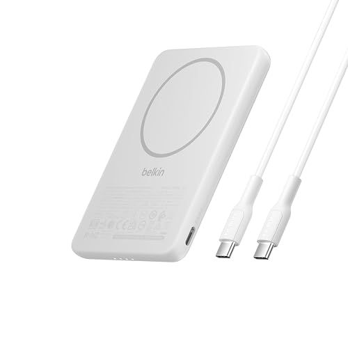 Belkin BoostCharge Magnetic Power 5000mAh スリムモデル 3C対応CCC MagSafe対応 高速充電対応 PPS対応 iPhone&Androidスマホ対応 PSE認証 軽量&コンパクト 機内持込可能 647e737b