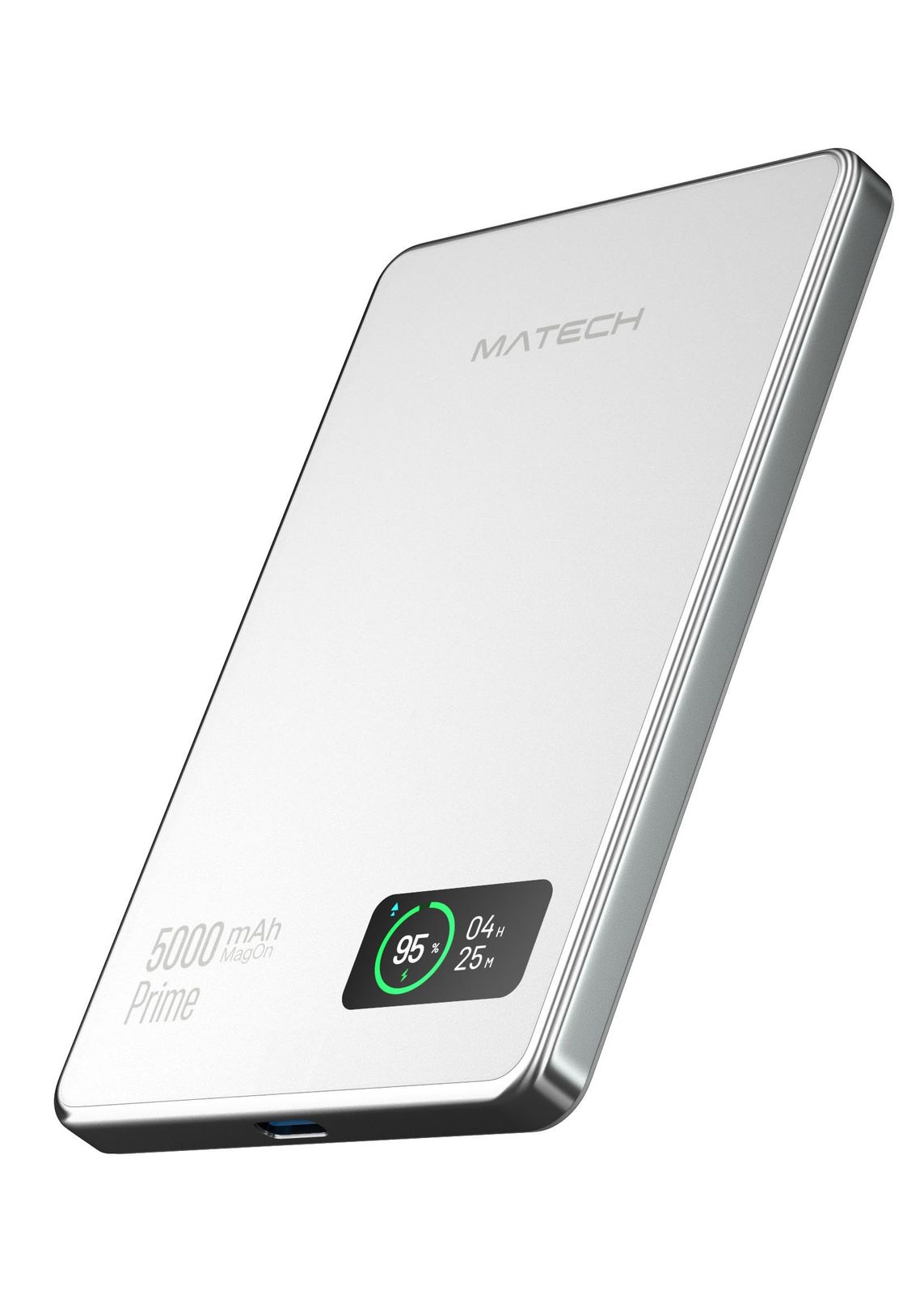 MATECH Qi2 マグセーフ 超薄型 小型 軽量(薄さ8.7mm, 5000mAh)【MagSafe対応マグネット式最大出力15W ワイヤレス/タイプC PD22W/iPhone12~16対応】MagOn Prime 5000 (ホワイト 7bd5f484 MATECH Qi2 マグセーフ 超薄型 小型 軽量(薄さ8.7mm, 5000mAh)【MagSafe対応マグネット式最大出力15W ワイヤレス/タイプC PD22W/iPhone12~16対応】MagOn Prime 5000 (ホワイト 7bd5f484