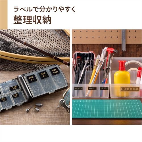 カシオ ラベルライター ネームランドi-ma スマホ専用 KL-SP10-BK本体のみ KL-AZ1-BK (3.5mm-18mm幅)as fce82282