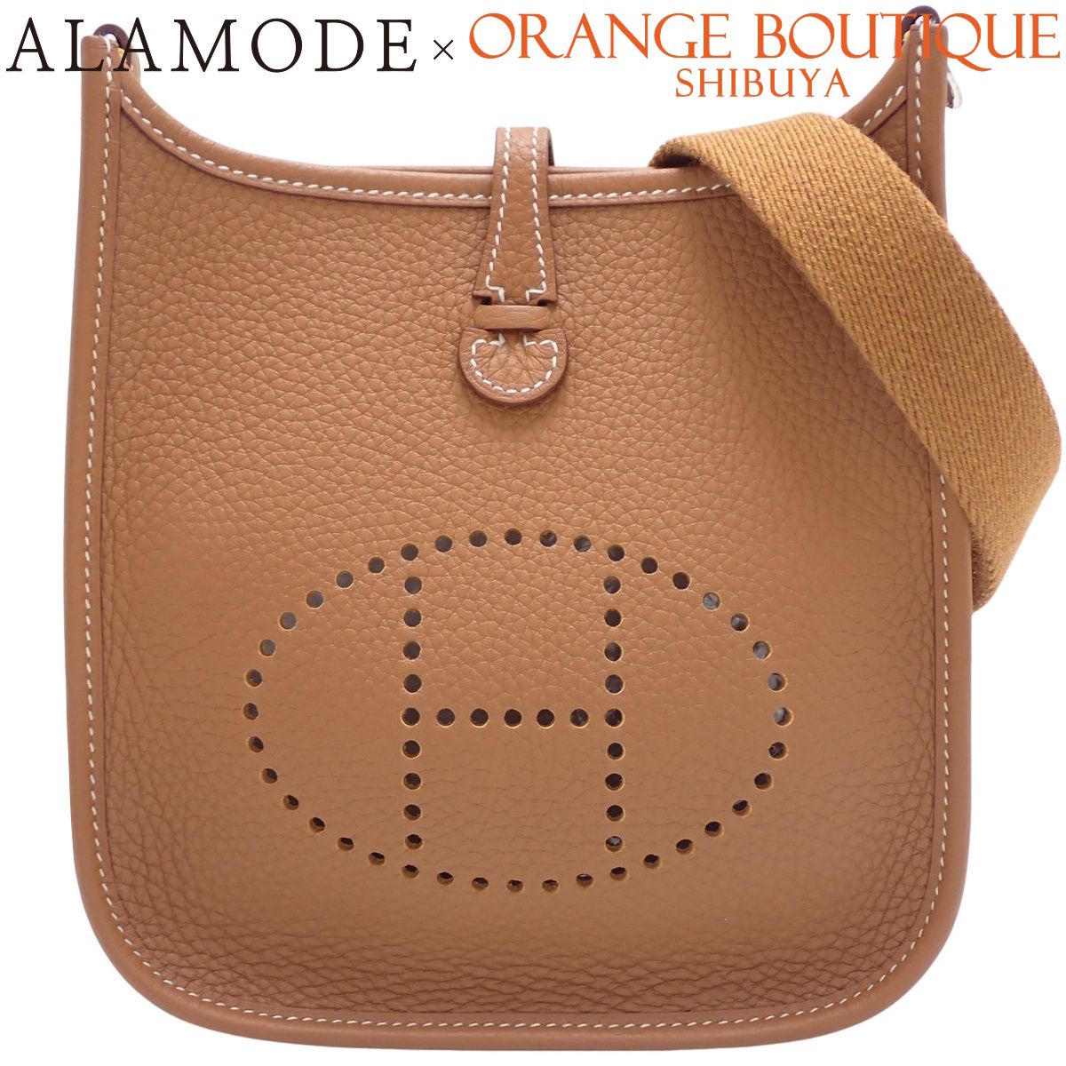 HERMES(エルメス) エブリン アマゾンTPM ゴールド ブラウン茶 トリヨンクレマンス パラジウム金具 シルバー金具 K刻印 ショルダーバッグ 肩掛け 斜め掛け エヴリン レディース 40802193698【中古】【アラモード】