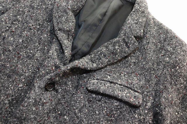 コムデギャルソン COMME des GARCONS HOMME PLUS 11AW デカダンス期 ツイードジャケット Sサイズ ウール グレー 【ブランド古着ベクトル】【中古】●260524
