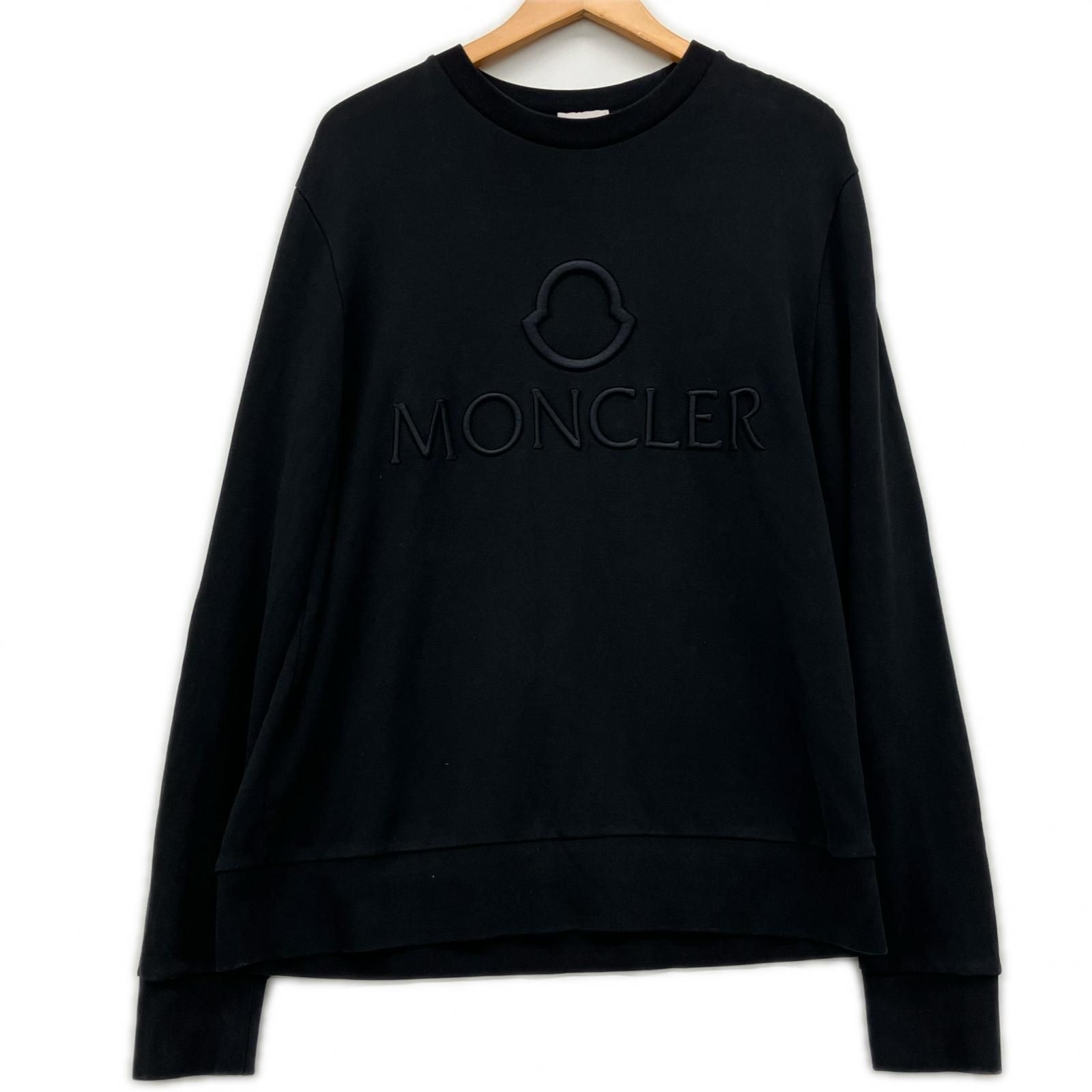 MONCLER モンクレール スウェット 一部色褪せあり XL G10918G79610 ブラック