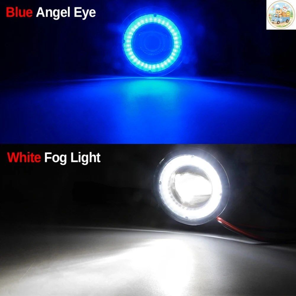 車用 30W エンジェルアイ LED フォグランプ DRL デイタイムランニングランプ H11 トヨタ カムリ 2007 - 15