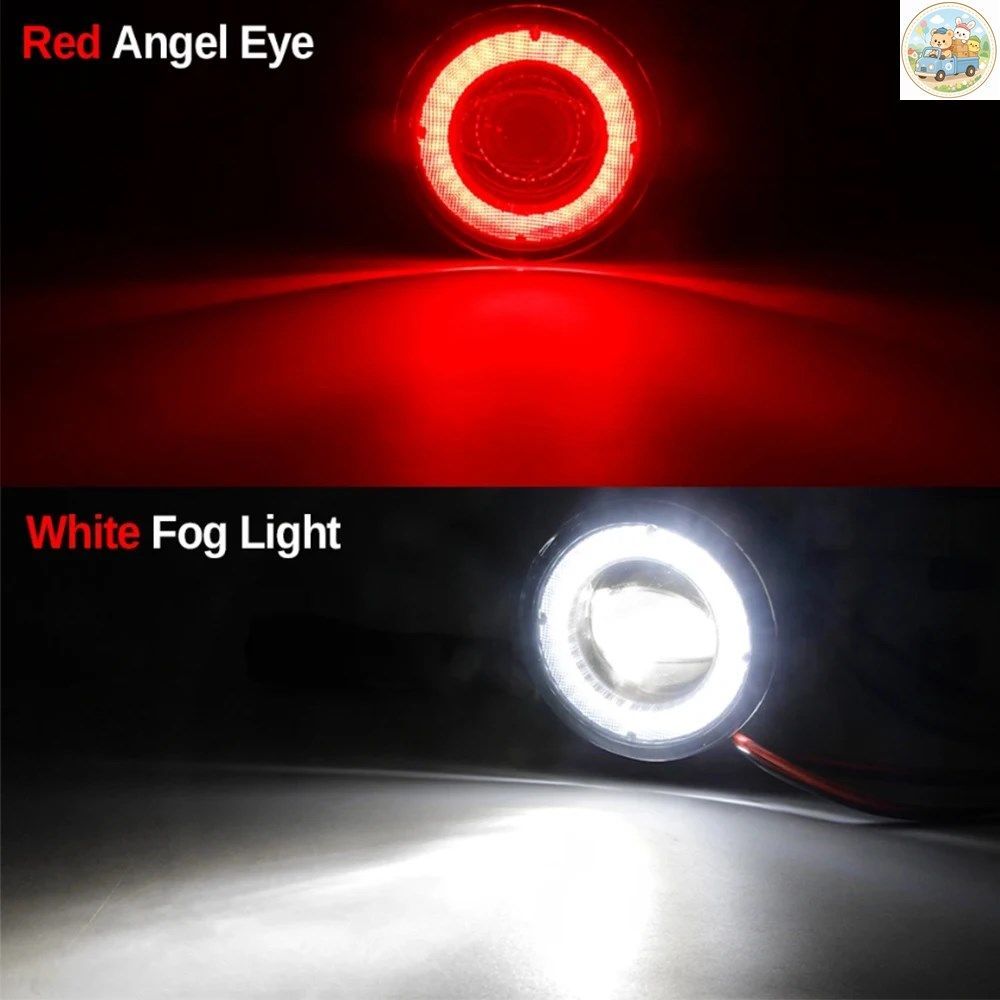車用 30W エンジェルアイ LED フォグランプ DRL デイタイムランニングランプ H11 トヨタ カムリ 2007 - 15