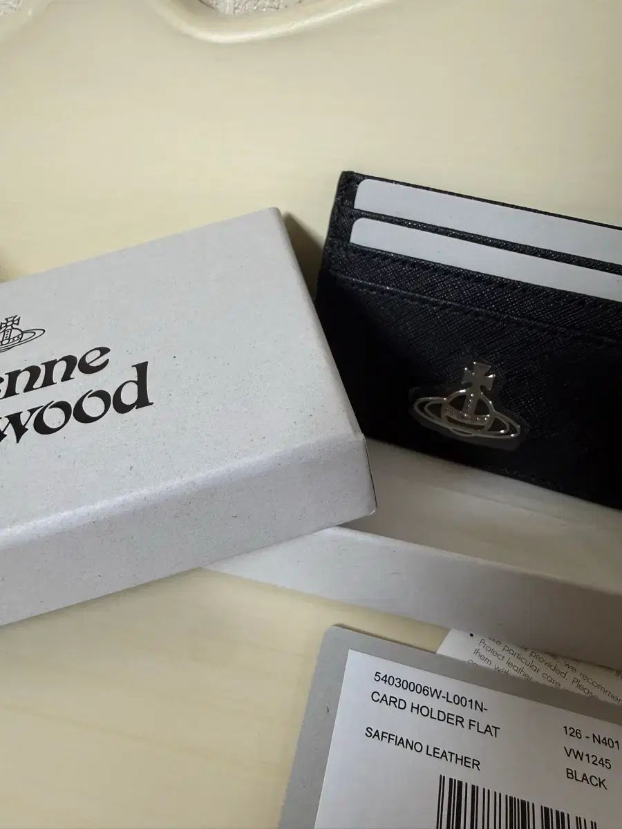 Vivienne Westwood ヴィヴィアン・ウエストウッド フラット カード ホルダー ブラック