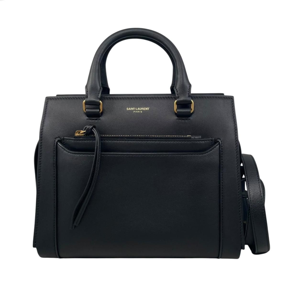 ☆サンローラン ハンドバッグ ショルダーバッグ イーストサイド スモール 554116 カーフレザー ロゴ ブラック ゴールド金具 SAINT LAURENT 63,525円
