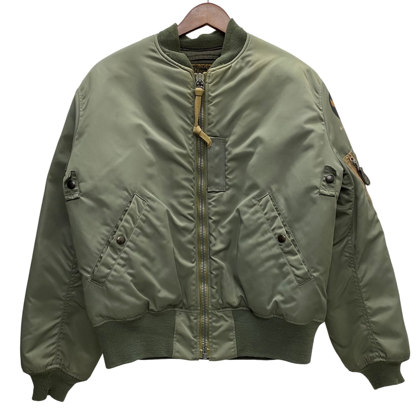 MA-1 マッシュ MASH Yahoo!オークション - フライトジャケット 