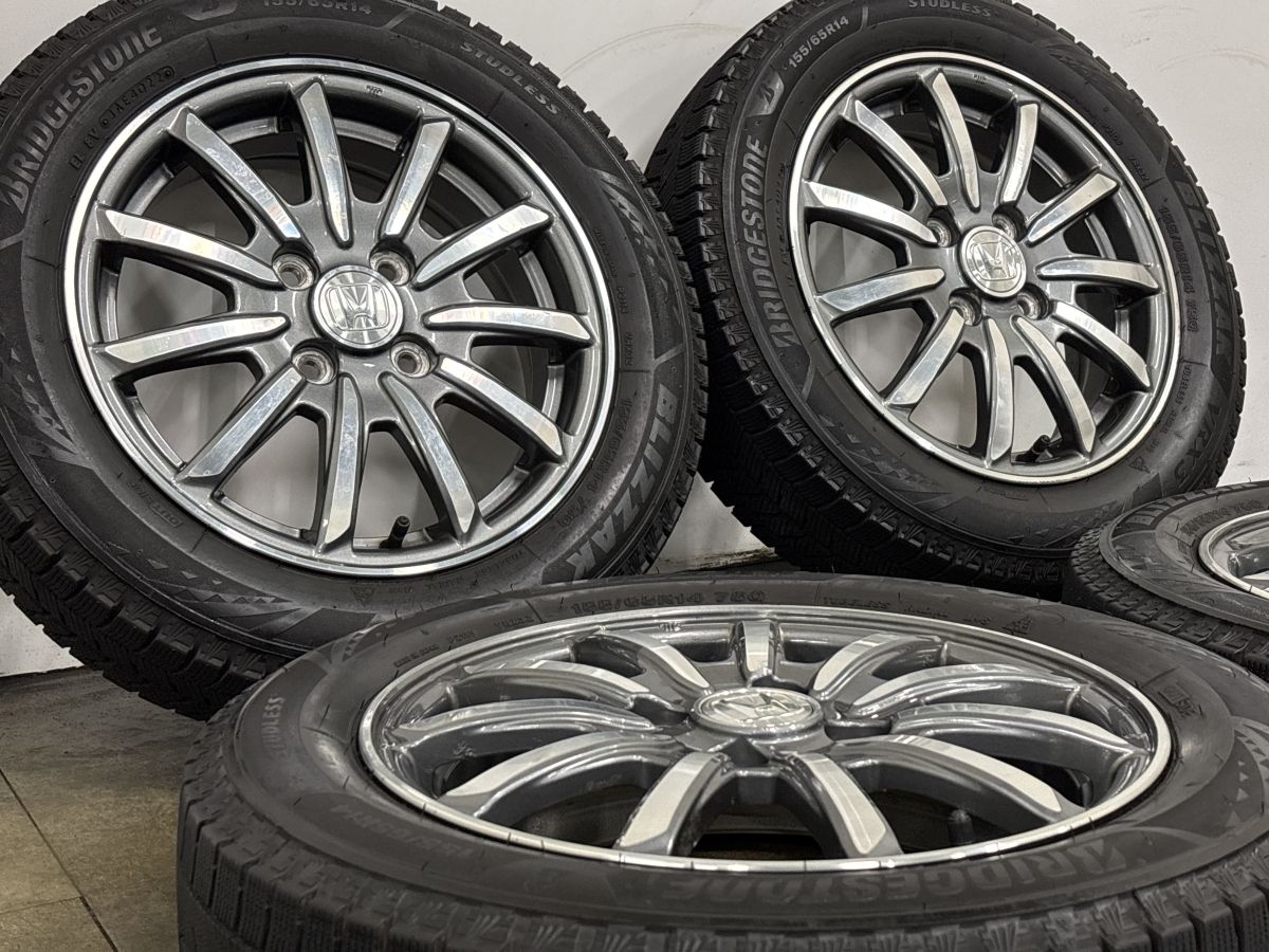 バリ溝】ホンダ N-WGN カスタム 純正 14in 4.5J +40 PCD100
