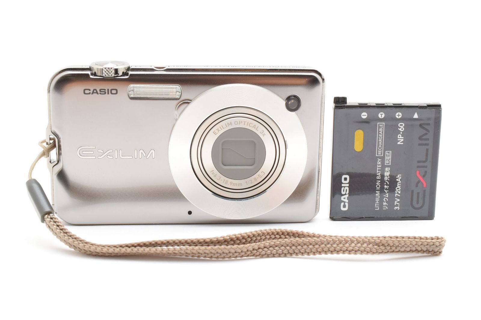 ☆良品☆ カシオ CASIO EXILIM EX-S10 シルバー コンパクトデジカメ 