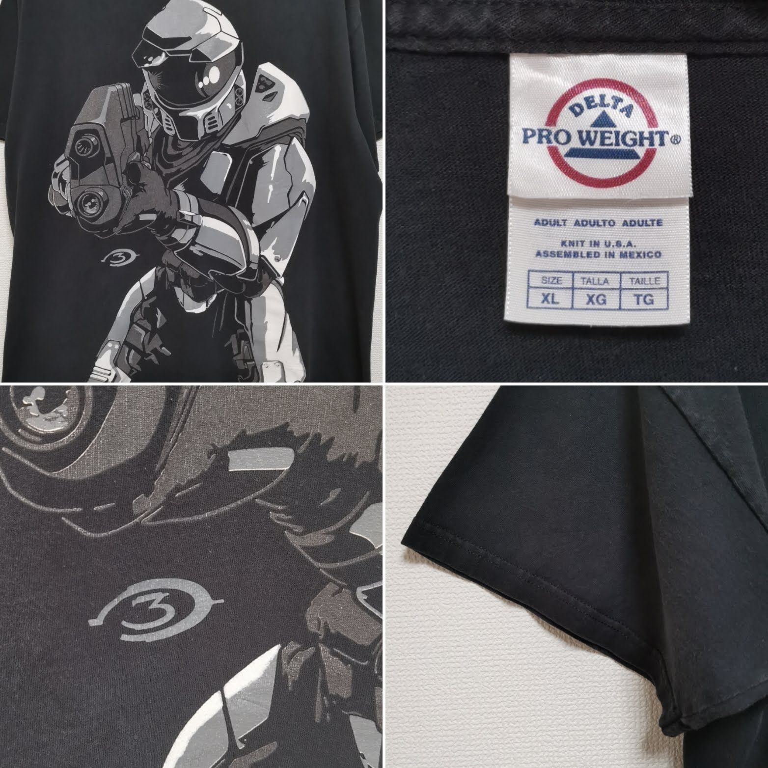 XL 00s Halo3 Master Chief Tシャツ XBOX USA製 - メルカリ