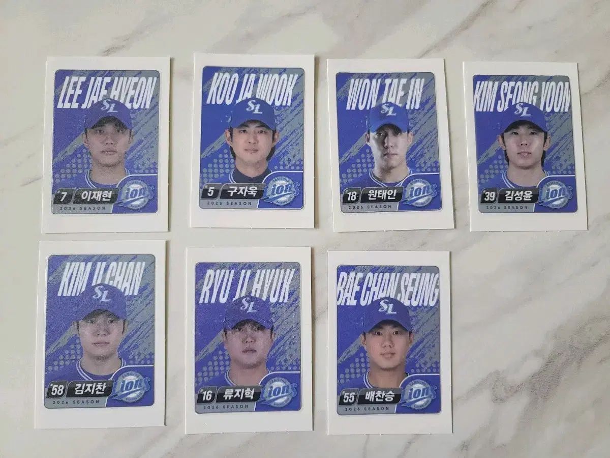 サムスン・ライオンズ ティブティブシール まとめ ロッテウェルフード KBO