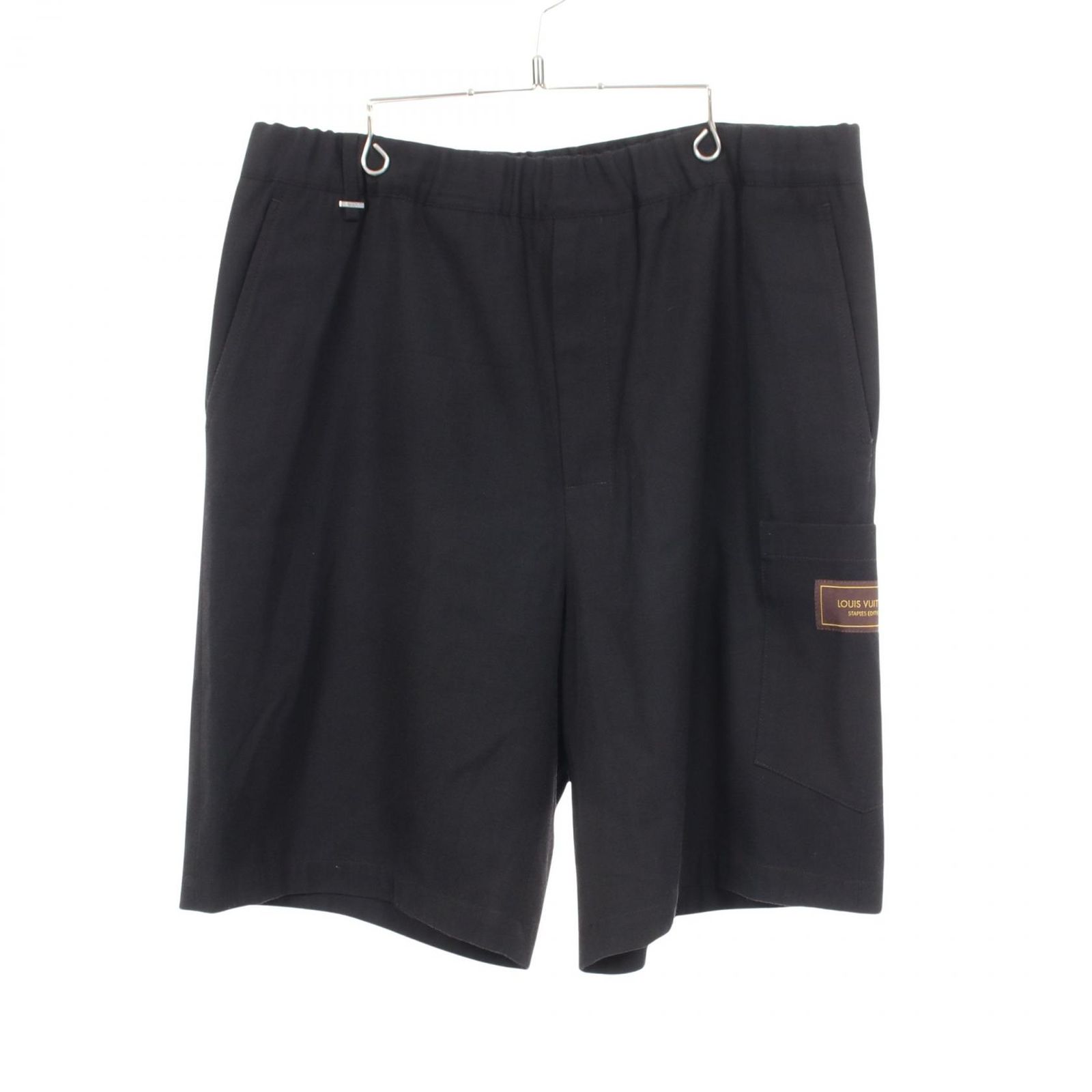ルイ・ヴィトン LOUIS VUITTON パンツ ロゴ RM212J DC8 HLP45W ウール コットン ショートパンツ メンズ Used B