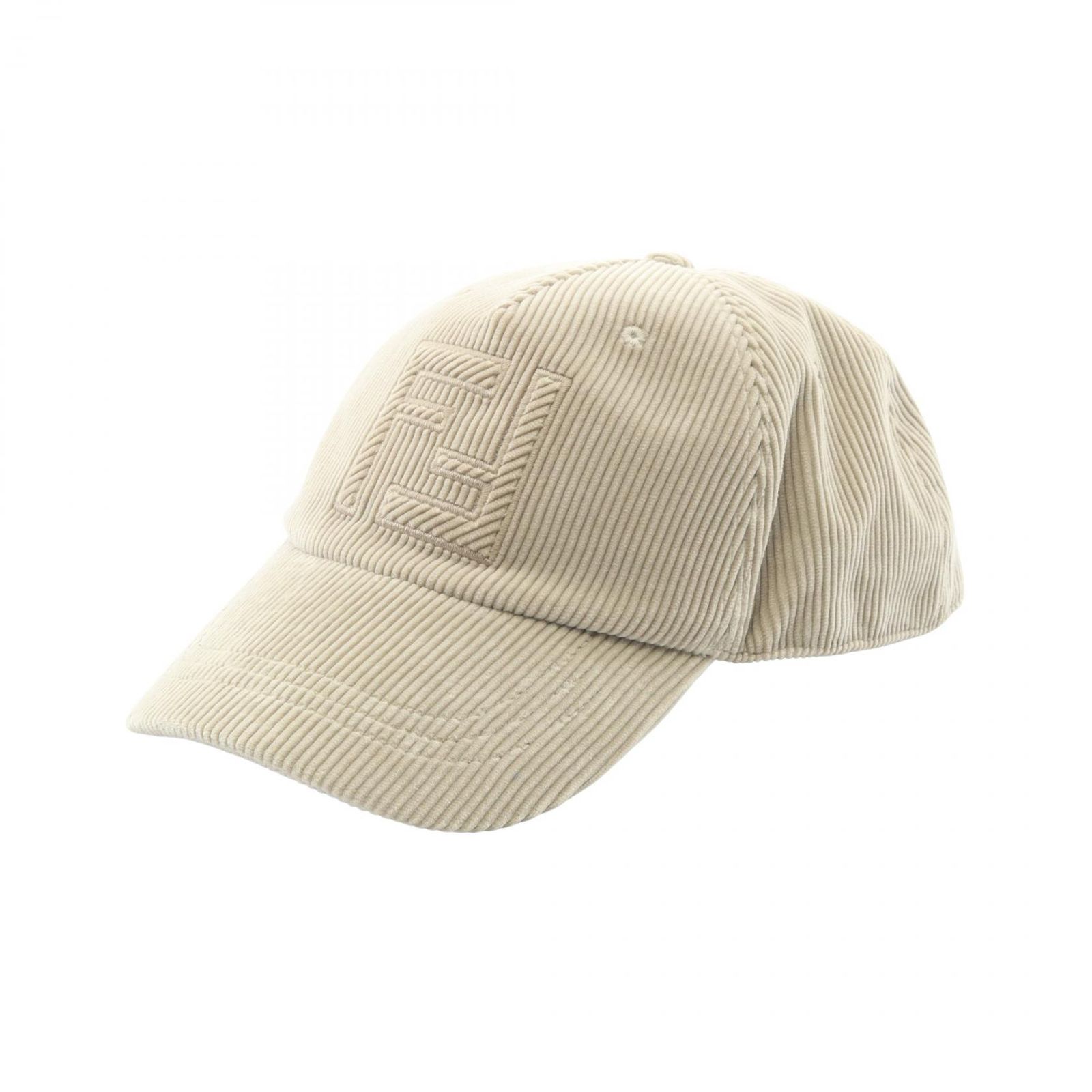 フェンディ FENDI キャップ FFロゴ コーデュロイ FXQ768 その他 FFロゴ キャップ メンズ Used A