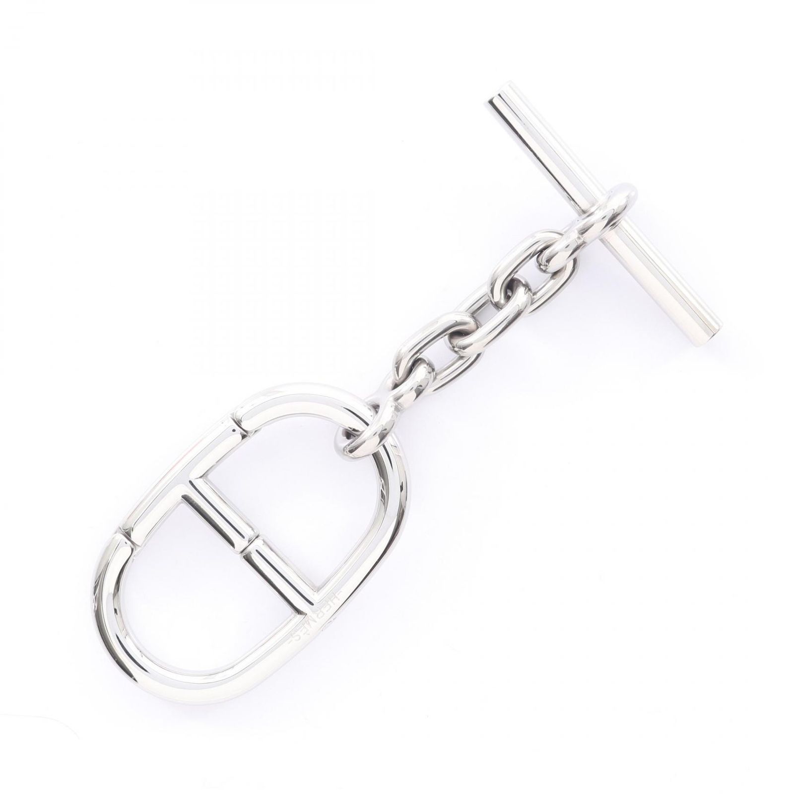 エルメス HERMES チャーム シェーヌダンクル キーリング シルバー その他 キーリング シェーヌダンクル レディース Used A