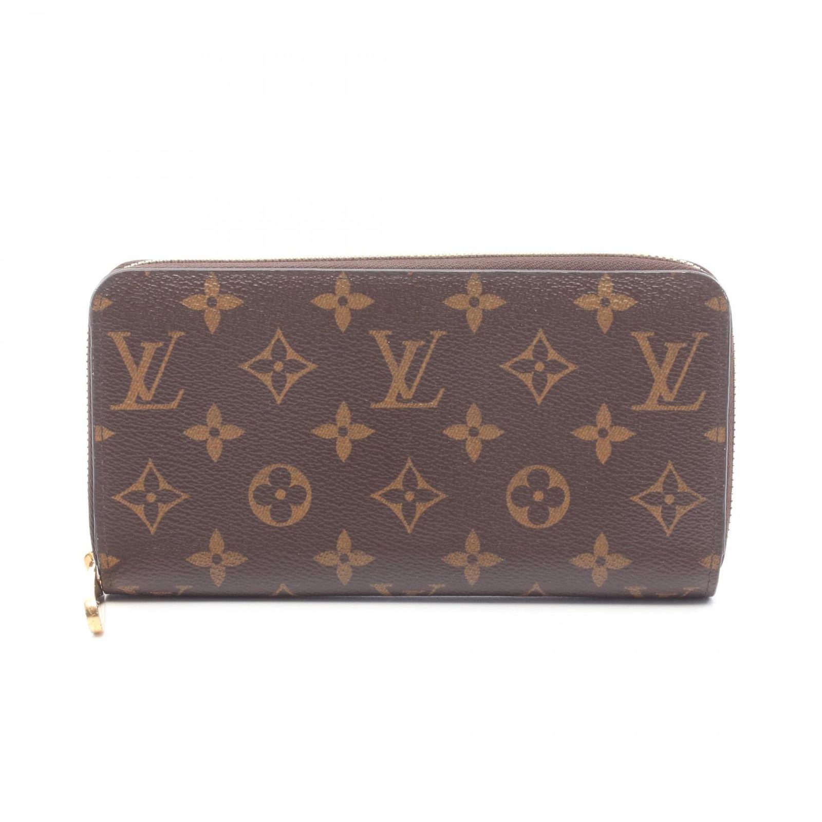 ルイ・ヴィトン LOUIS VUITTON ラウンド長財布 ジッピーウォレット M42616 キャンバス ジッピー・ウォレット ユニセックス Used A