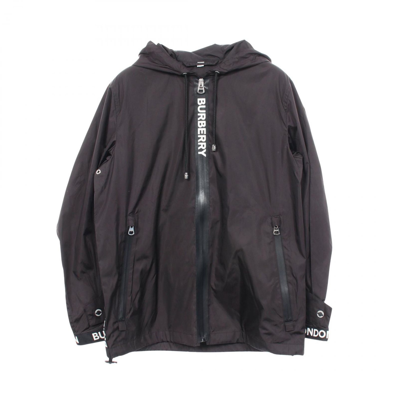バーバリーロンドン BURBERRY LONDON マウンテンパーカー ロゴ ナイロン ジャケット レディース Used B