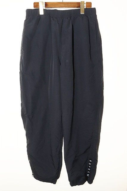 シュプリーム SUPREME 23AW WARM UP PANT BLACK M ウォームアップ パンツ トラックパンツ ブラック 【ブランド古着ベクトル】【中古】☆AA★260523