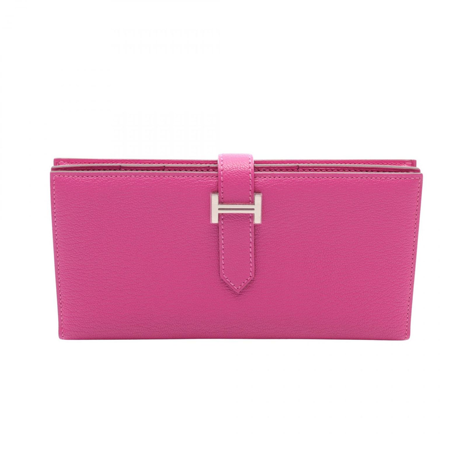 エルメス HERMES 二つ折り長財布 ベアンスフレ マグノリア 039078CK マグノリア その他 ベアンスフレ マグノリア レディース Used A