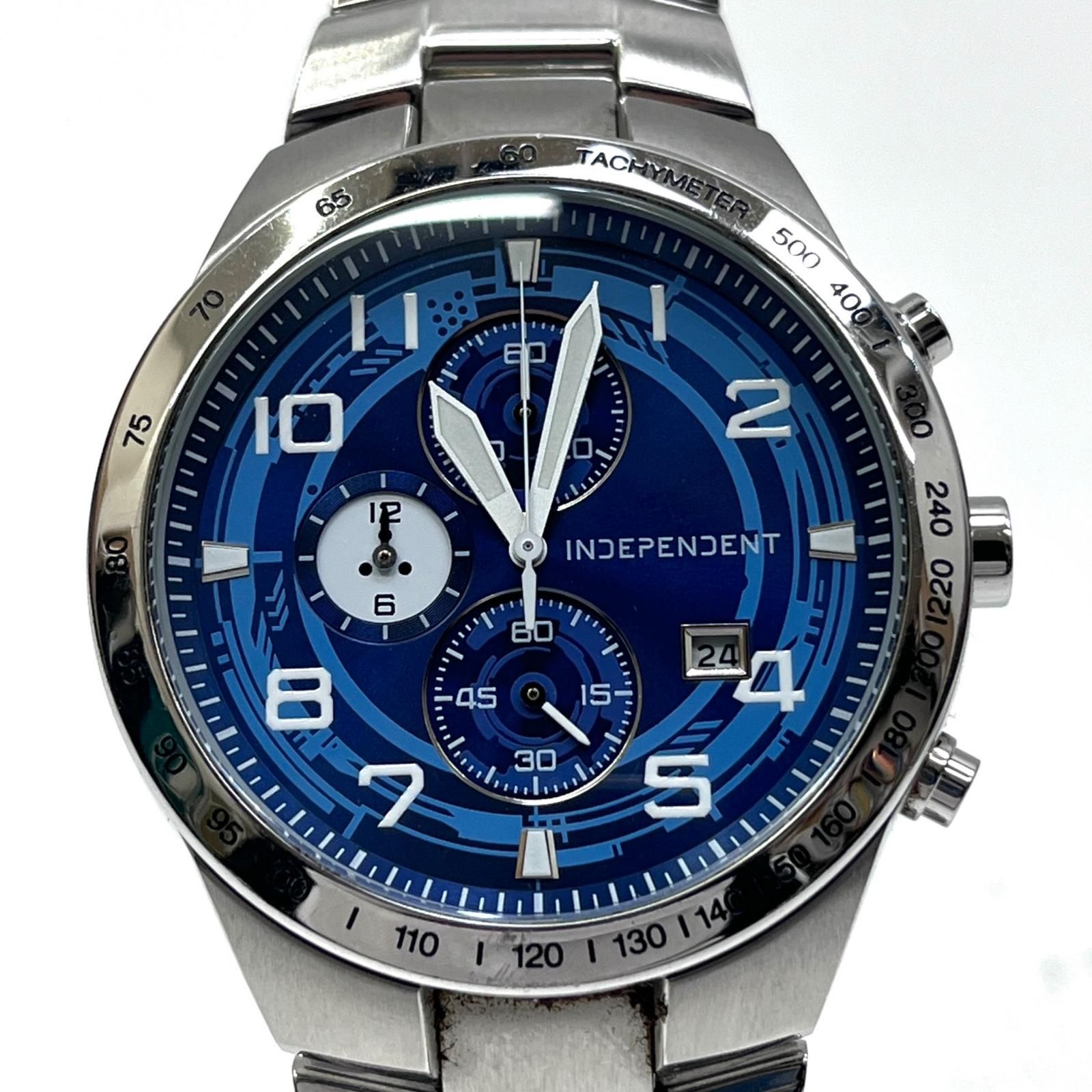 【加古川店】 中古 INDEPENDENT | インディペンデント 腕時計 攻殻機動隊　32/2500 5O1050032 ブルー 【131】
