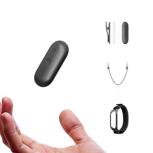 Plaud NotePin S AIボイスレコーダー ウェアラブルAIデバイス 小型 4種類のアクセサリー付属 物理ボタン搭載 ワンタッチ録音 自動文字起こし/要約 自動議事録/メモ生成 Web会議対応 先端AIモデル活用 112言語対応 20時間連続録音ｍａ