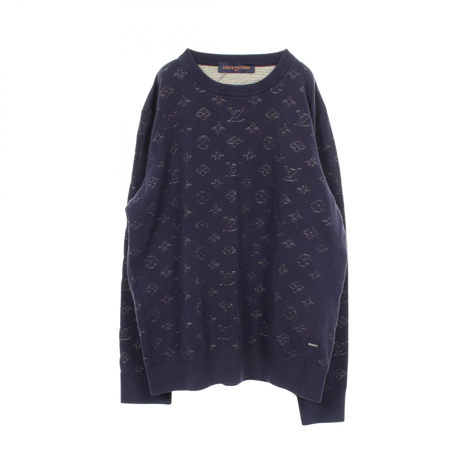 ルイ・ヴィトン LOUIS VUITTON ニット ドロップニードルモノグラム RM202Q TBV HIN44W レーヨン コットン ニット メンズ Used B